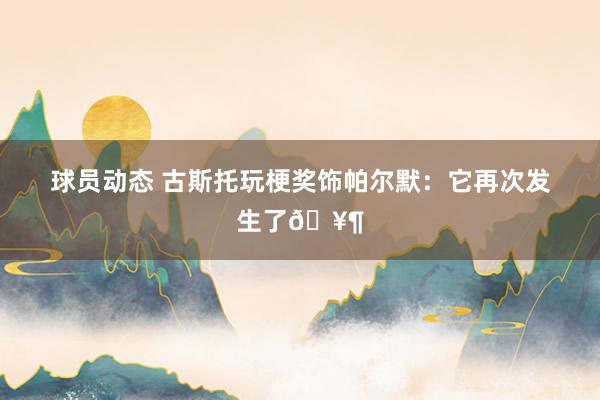 球员动态 古斯托玩梗奖饰帕尔默：它再次发生了🥶